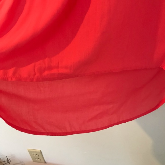 LOFT Coral High Low Top, size S - Picture 3 of 6